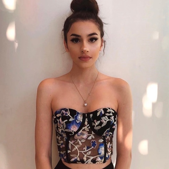 🌸 ZSA ZSA Mesh Sexy Tube Top Corset 💫 - Picture 3 of 10